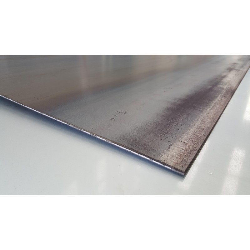 Tôle Acier 2mm - 250x500mm - S235JR - Pour Bricolage, Soudure, Carrosserie