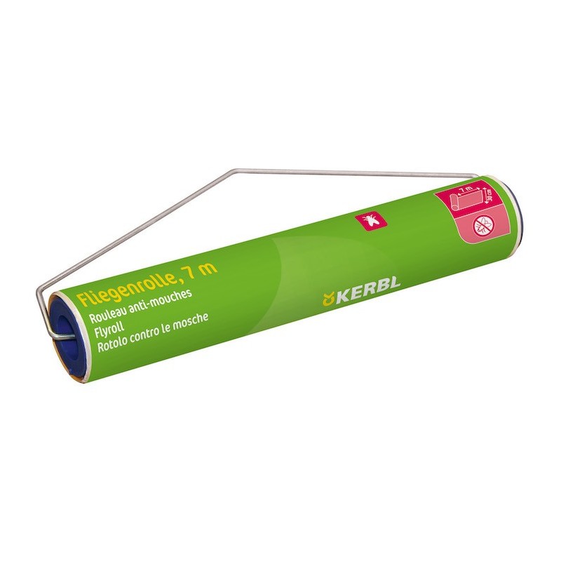 Rouleau Papier Attrape-Mouches 3-32 - Ruban Adhésif Anti-Insectes Mouches Moustiques Mites - Écologique