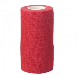 Pack de 12 Bandages Rouge cohésif Equilastic auto-adhésif 10 cm - KERBL