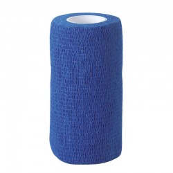 Pack de 12 Bandages Bleu cohésif Equilastic auto-adhésif 10 cm - KERBL
