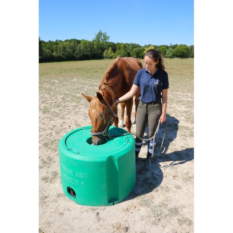 Bac de prairie antigel ISOBAR 250L pour chevaux et poneys - LA BUVETTE
