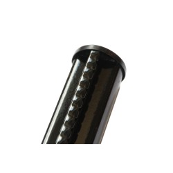 Poteau de grillage rigide profilé Noir RAL 9005 - Giardino