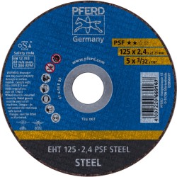 15 Disques à Tronçonner 125x1mm - Pour Métal, Acier, Inox, Aluminium - Compatibles Meuleuses D'angle