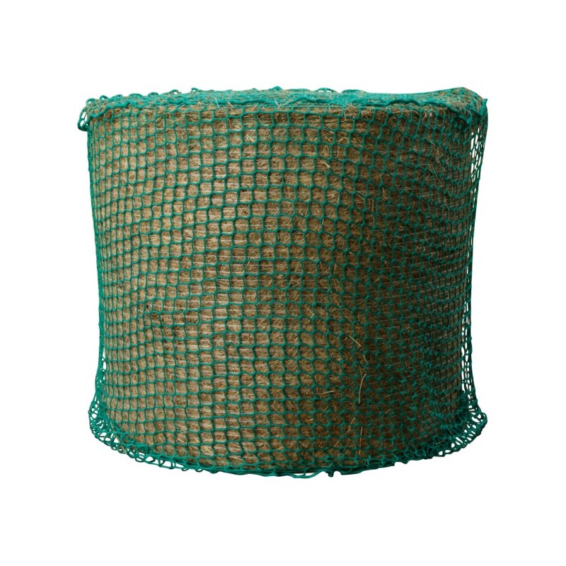 Filet à foin balle ronde Vert - maille 4,5 x 4,5 cm - KERBL