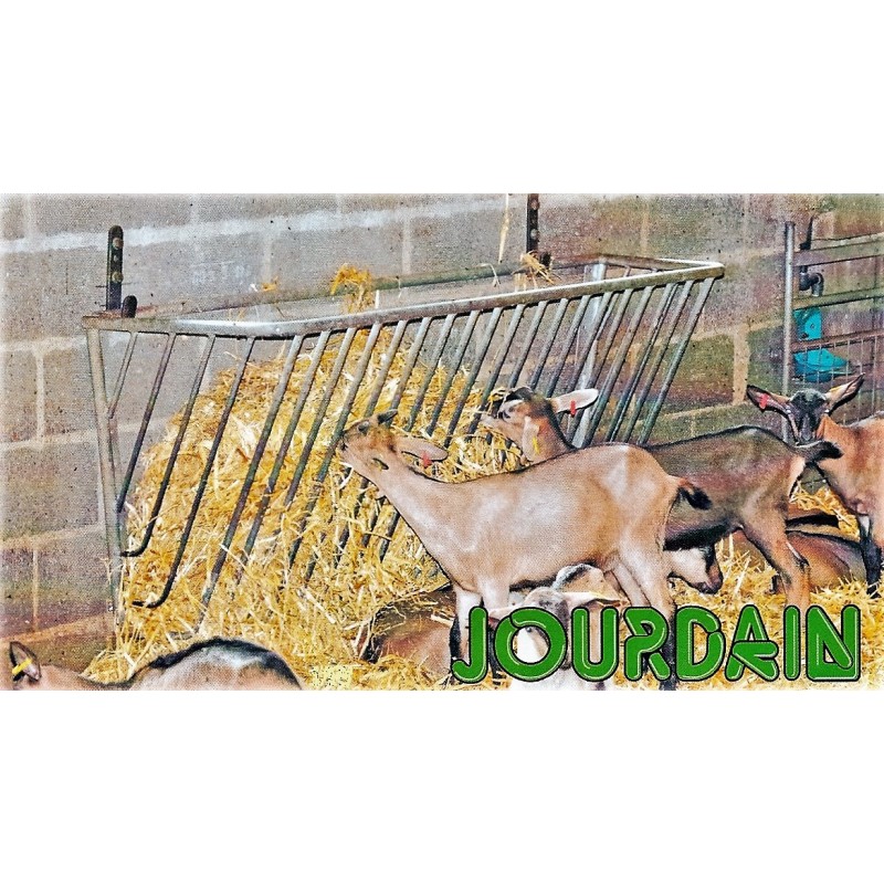 Kerbl SlowFeed Plus Râteau à Foin En Métal à Fixation Murale Pour Chevaux, Entraxe 5 Cm, Dimensions 81 X 41 X 114 Cm, Pour Env. 14 Kg De Foin