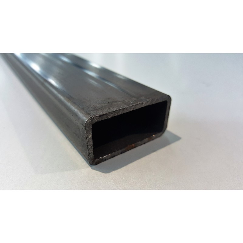 Tube Rectangle Acier 60x30x3 Mm - Longueur Au Choix 50 à 300 Cm (ex: 120 Cm) - S235 Brut, Non étanche